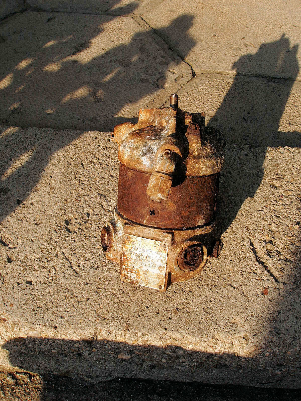 Fuel Booster Pump from Dud's plane
